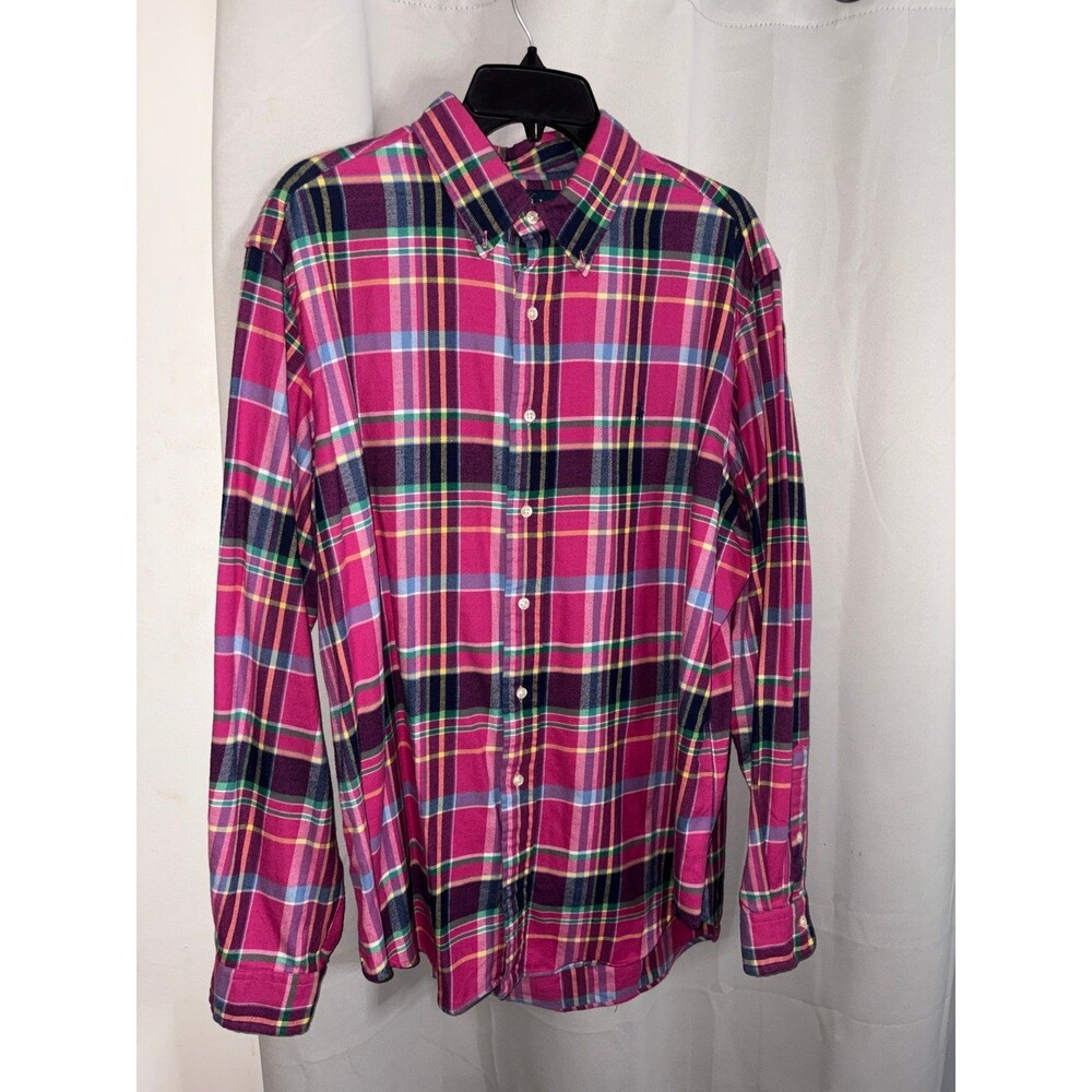 Polo Ralph Lauren Shirt Classic Fit Sz XL Plaid Multicolor Preowned